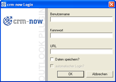 Login Bildschirm