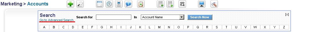 Basic Search at List View