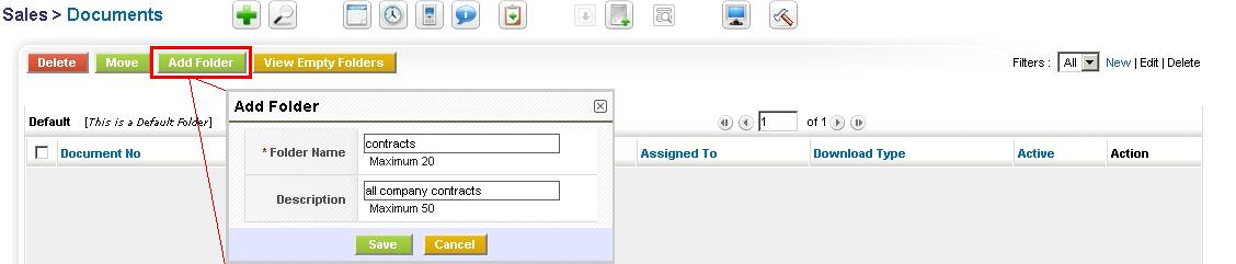 Documents - Default Folder