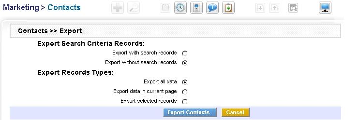 Export selection