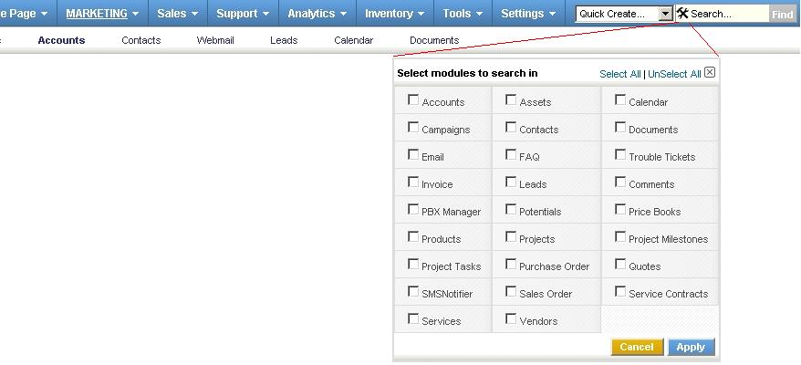 Global Search