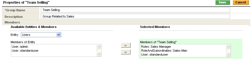 Group - Create View