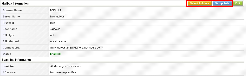 Mail Converter Detail View